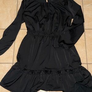 Knox Rose Black Long Sleeve Dress